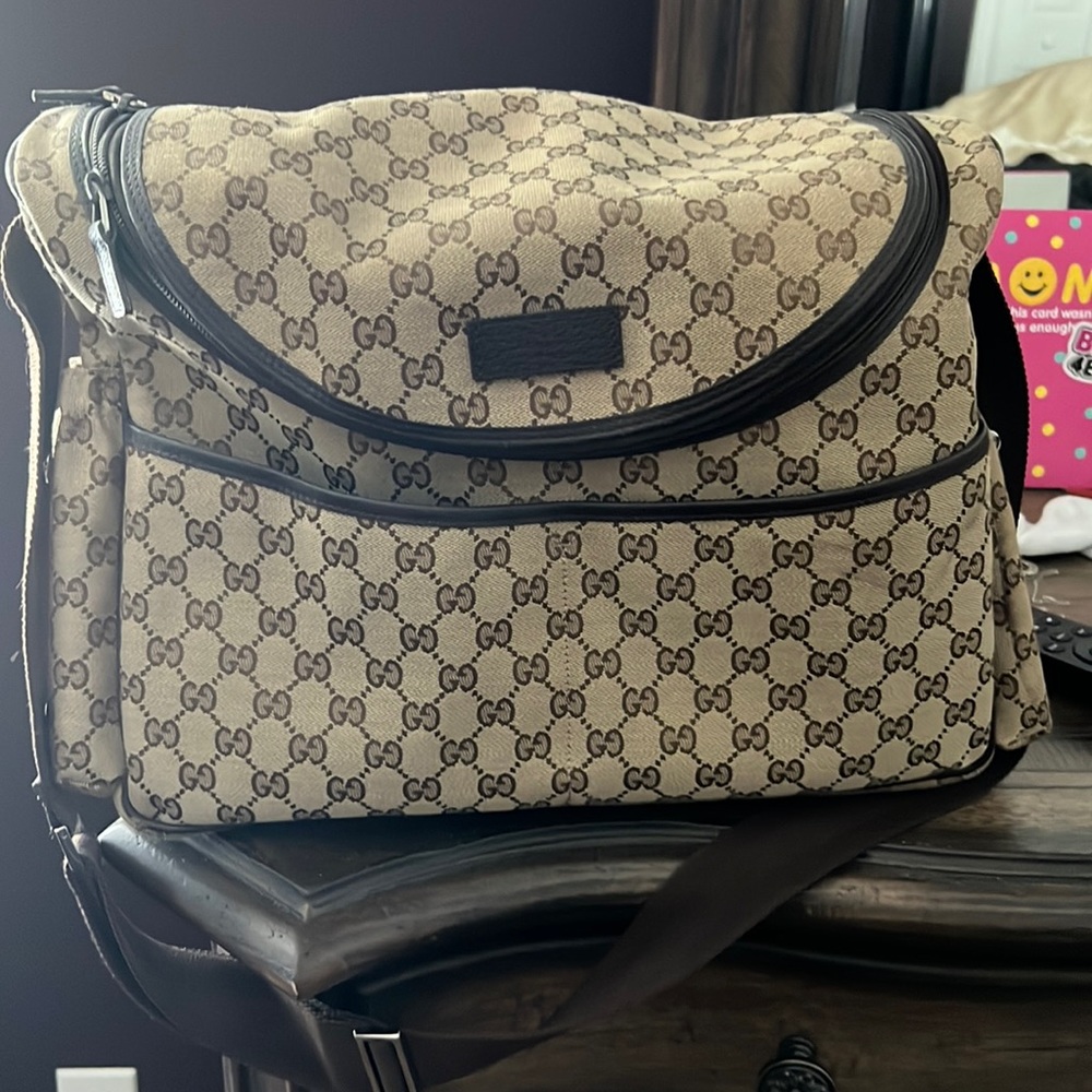Gucci diaper bag